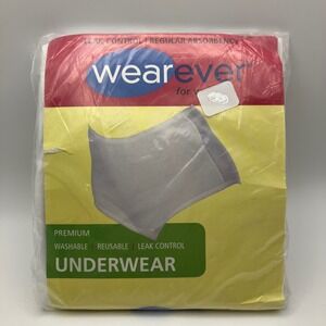 Wearever Premium Washable Reusable Leak Control Underwear Panty 3XL Incontinence